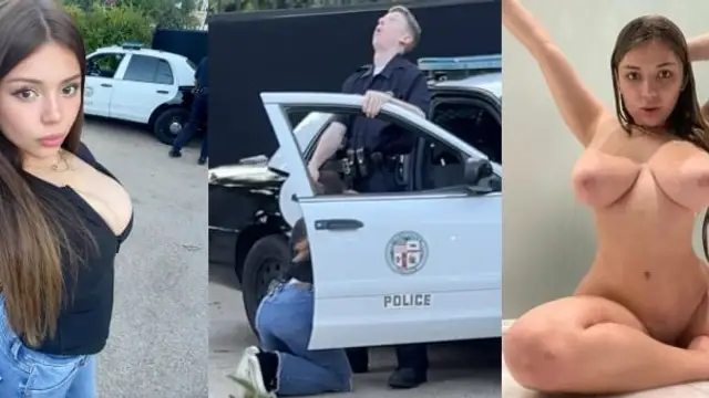 老美真猛！德州巡警發現超速司機是OF網紅卡蒂亞娜 當即拉過來按頭口交