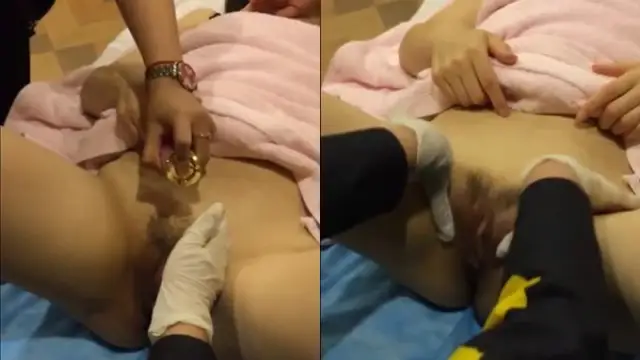 美容師偷拍做陰部護理的少婦